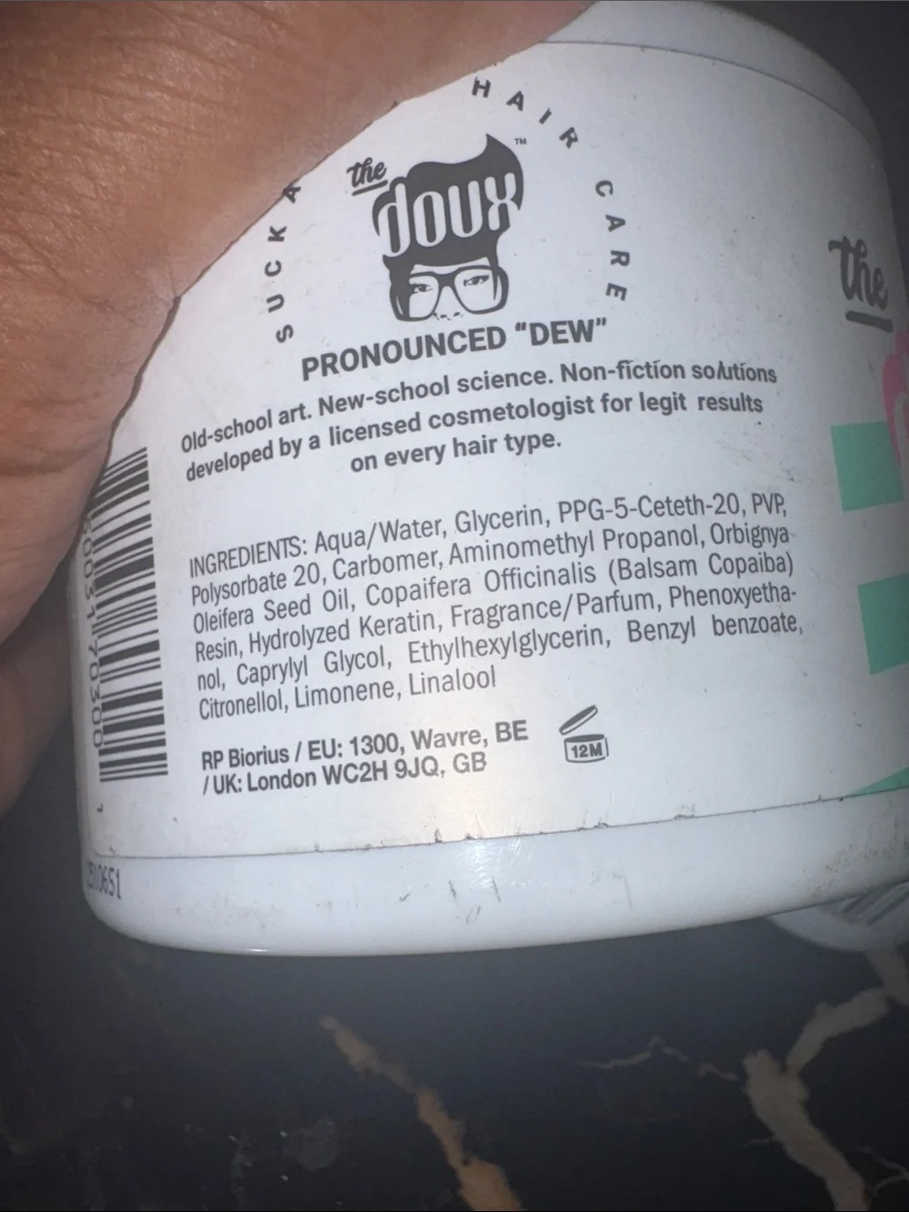 Big Poppa Styling Pomade & Mousse Def Texture Foam - White/Turquoise/Pink